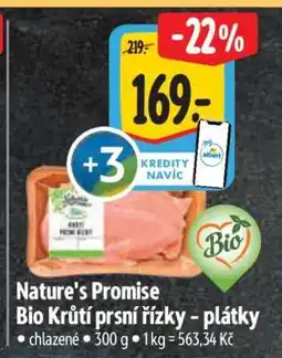 Albert Nature's Promise Bio Krůtí prsí řízky - plátky nabídka
