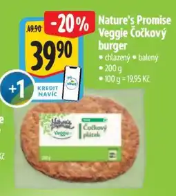 Albert Nature's Promise Veggie Čočkový burger nabídka
