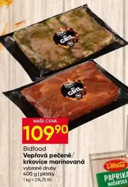Hruška BIDFOOD nabídka