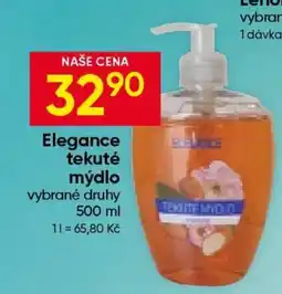 Hruška Elegance tekuté mýdlo nabídka