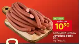 Hruška Javořické párky nabídka
