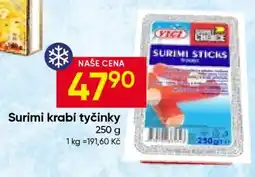 Hruška Surimi krabí tyčinky nabídka
