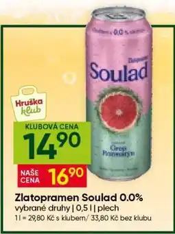 Hruška Zlatopramen Soulad 0,0% nabídka