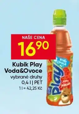 Hruška Kubík Play Voda & Ovoce nabídka