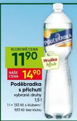 Hruška Poděbradka s příchutí nabídka