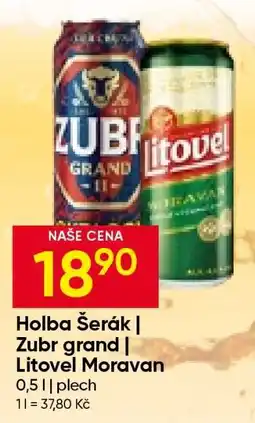 Hruška Holba Šerák, Zubr grand, Litovel Moravan nabídka