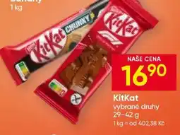 Hruška KitKat nabídka