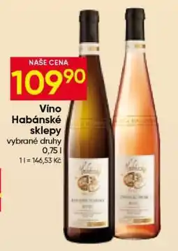 Hruška VÍNO HABÁNSKÉ SKLEPY nabídka