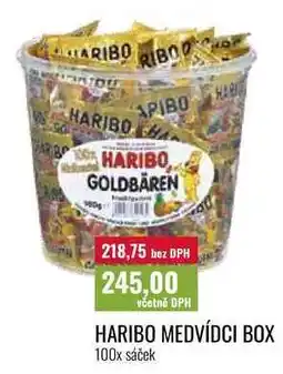 Ratio HARIBO MEDVÍDCI BOX, 100x sáček nabídka