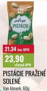 Ratio PISTÁCIE PRAŽENÉ SOLENÉ, Van Almerk nabídka