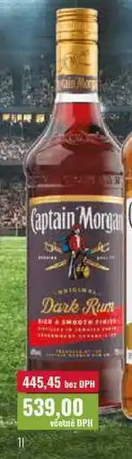 Ratio Captain Morgan Dark Rum nabídka