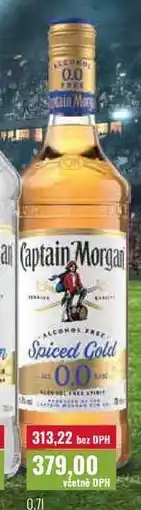 Ratio Captain Morgan Spiced Gold 0.0 nabídka