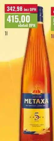 Ratio METAXA 5 nabídka