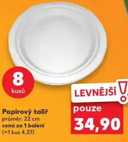 Kaufland Papírový talíř nabídka