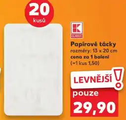 Kaufland Papírové tácky nabídka