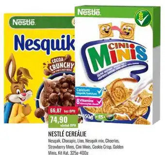 Ratio NESTLÉ CEREÁLIE, 325g-400g nabídka