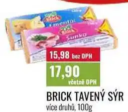 Ratio BRICK TAVENÝ SÝR, více druhů nabídka