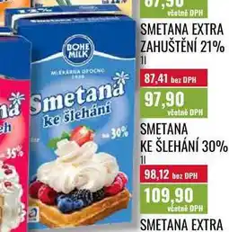 Ratio SMETANA KE ŠLEHÁNÍ 30%, 11 nabídka