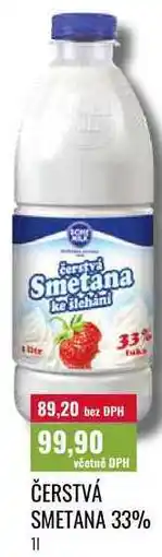 Ratio ČERSTVÁ SMETANA 33%, 11 nabídka