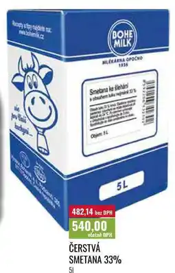 Ratio ČERSTVÁ SMETANA 33%, 51 nabídka