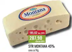 Ratio SÝR MONTANA 45%, cena za nabídka