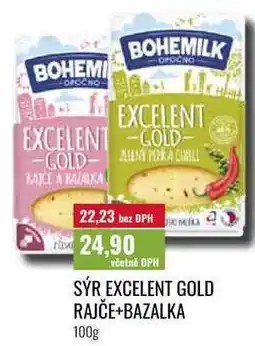 Ratio SÝR EXCELENT GOLD RAJČE+BAZALKA, 100g nabídka