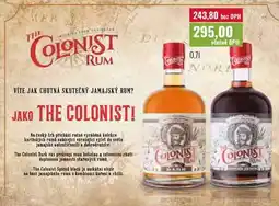 Ratio THE COLONIST RUM nabídka
