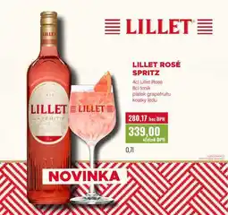 Ratio LILLET ROSÉ SPRITZ nabídka