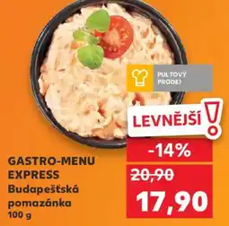 Kaufland GASTRO-MENU EXPRESS Budapešťská pomazánka nabídka