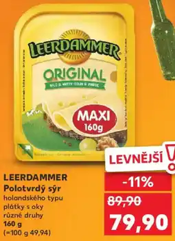 Kaufland LEERDAMMER Polotvrdý sýr nabídka