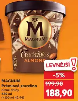 Kaufland MAGNUM Prémiová zmrzlina nabídka