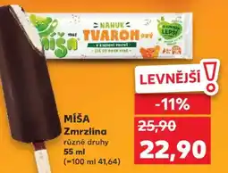 Kaufland MÍŠA Zmrzlina nabídka