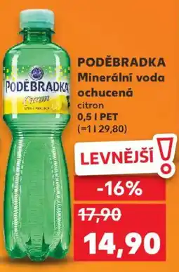Kaufland PODĚBRADKA Minerální voda ochucená nabídka