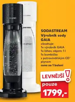 Kaufland SODASTREAM Výrobník sody GAIA nabídka