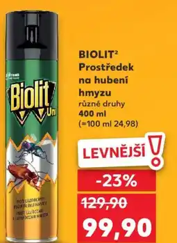 Kaufland BIOLIT² Prostředek na hubení hmyzu nabídka