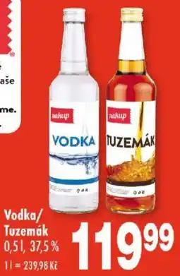 Astur&Qanto Vodka/ Tuzemák 37,5% nabídka