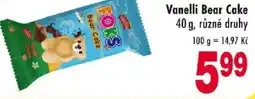 Astur&Qanto Vanelli Bear Cake nabídka