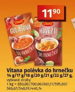 Coop Vitana polévka do hrnečku nabídka