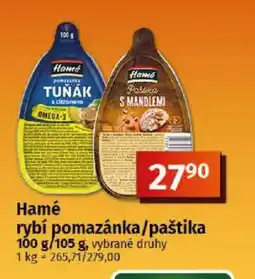 Coop Hamé rybí pomazánka/paštika nabídka