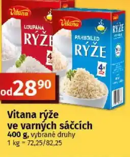 Coop Vitana rýže ve varných sáčcích nabídka