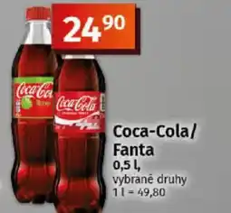 Coop Coca-Cola/ Fanta nabídka