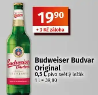 Coop Budweiser Budvar Original nabídka