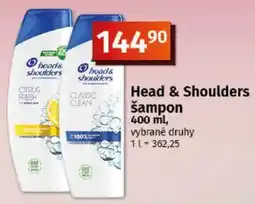 Coop Head & Shoulders šampon nabídka