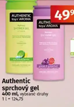 Coop Authentic sprchový gel nabídka