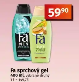 Coop Fa sprchový gel nabídka