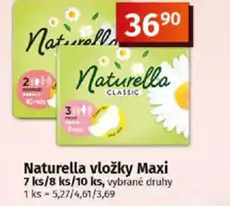 Coop Naturella vložky Maxi nabídka