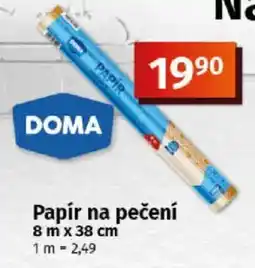 Coop Papír na pečení nabídka