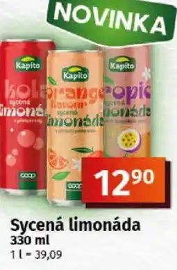 Coop Sycená limonáda nabídka