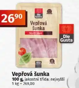 Coop Vepřová šunka nabídka