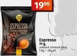 Coop Espresso nabídka